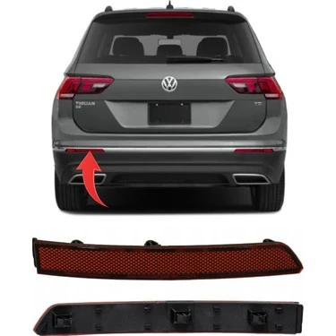 Vw Tiguan 2016-2022 Reflektör Sol İç Büyük 5NA945105A ürün görseli 1
