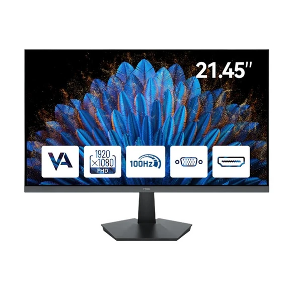 NPC 21.5" MF2208-A LED 100Hz Monitör 5ms1920x1080, 100Hz, HDMI, VGA ürün görseli 1