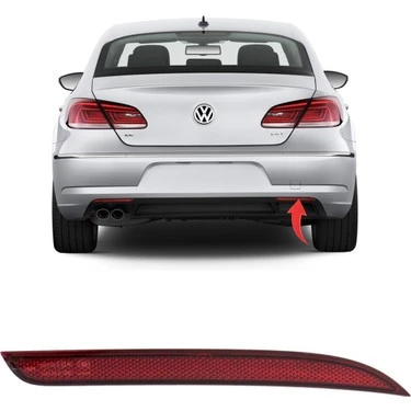 VW PASSAT CC 13-ARKA TAMPON REFLEKTÖRÜ 3C8945106D ürün görseli 1