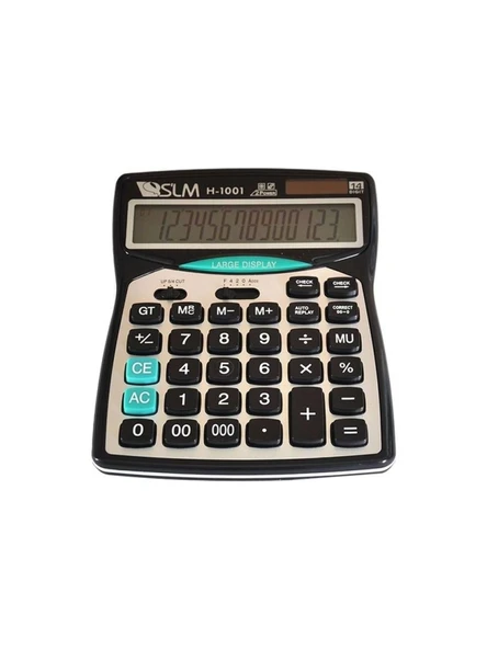 Slm Hesap Makinesi Masa Üstü 14 Hane H-1001 ürün görseli 1