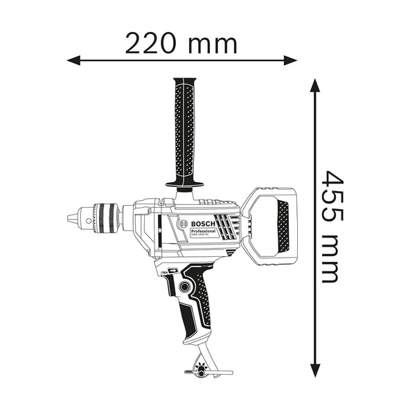 Bosch Gbm 1600 Re Darbesiz Matkap ürün görseli 1