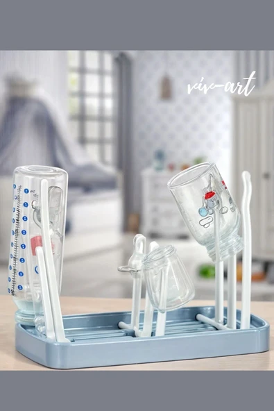 Taşınabilir Çok Amaçlı Biberon Emzik Kurutucu Kurutmalık Bebek Çocuk Sağlığı  Bulaşıklık Kurutma ürün görseli 1