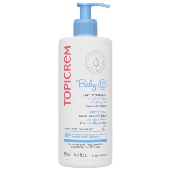 Topicrem Baby Protective Moisturizing Milk 500 ml ürün görseli 1