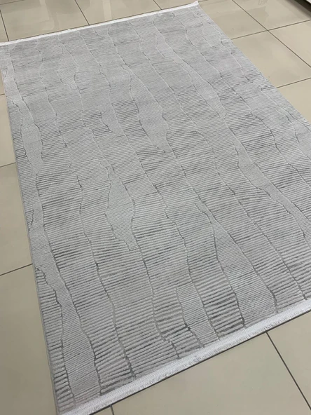 Liparis Halı Avangarde Serisi 5406 Gri Akrilik Salon Oturma Yatak Odası Halısı ürün görseli 1