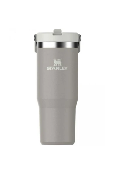 Stanley The Iceflow Flip Straw Koyu Gri 0.89 lt Pipetli Termos Bardak ürün görseli 1