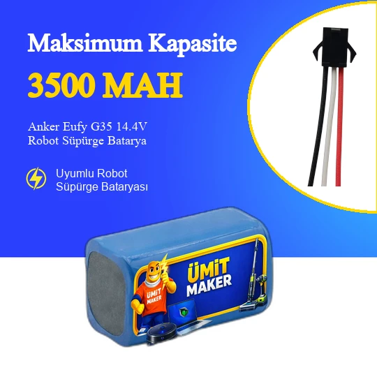 Anker Eufy G35 3500 mAh 14.4V Robot Süpürge Batarya ürün görseli 1
