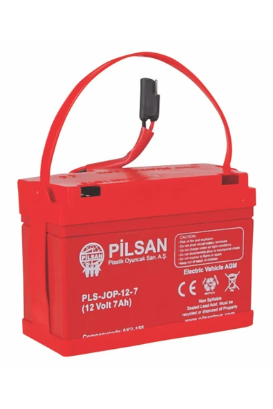 Pilsan 12 Volt 7 Amper Akü Kısa Kablo Pilsan 12v 7ah orjinal akülü araba akü ürün görseli 1