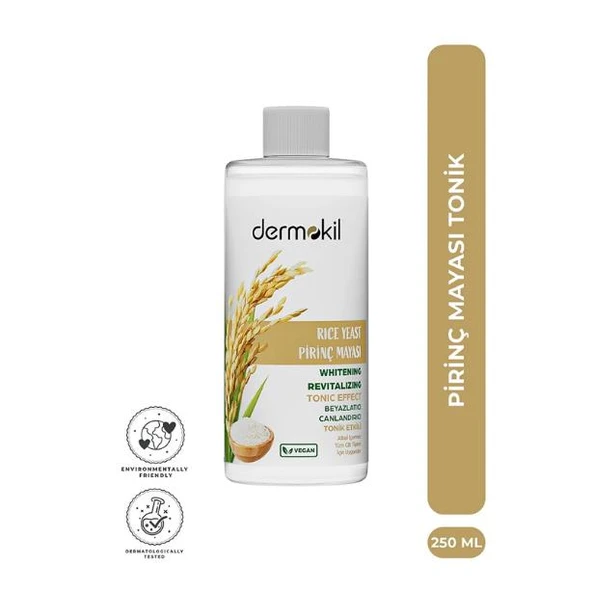 Dermokil Pirinç Mayası Beyazlatıcı Canlandırıcı Tonik 200 ml ürün görseli 1
