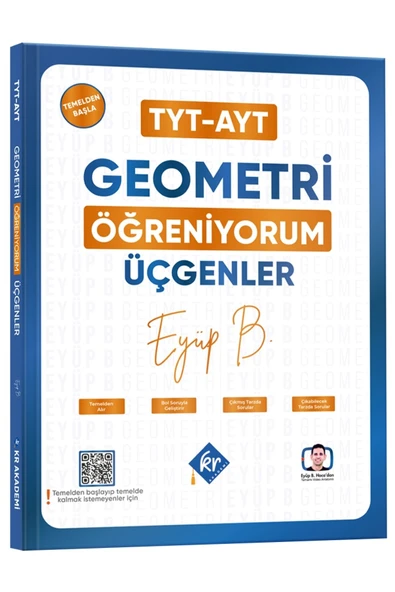 Eyüp B. TYT AYT Geometri Öğreniyorum Üçgenler KR Akademi Yayınları ürün görseli 1