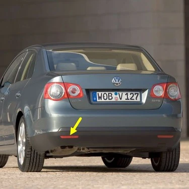 Vw Volkswagen Jetta Mk5 2006-2011 Arka Tampon Sol Alt Köşe Reflektörü Yansıtıcı Kedi Gözü 1K5945105 ürün görseli 1