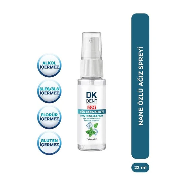 DKDENT Nane Özlü Ağız Kokusu Önleyici Sprey 22 ml ürün görseli 1