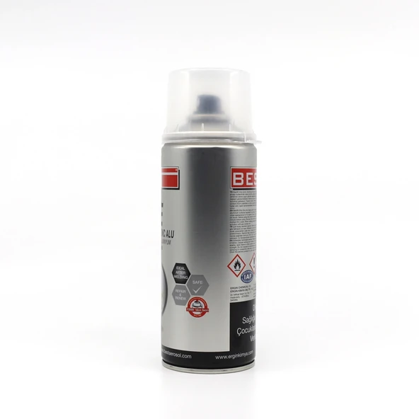 BEST ALÜMİNYUM ÇİNKO SPREY BOYA 400 ML - Resim 2