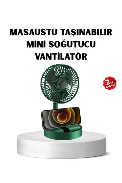 Taşınabilir Katlanabilir Mini Fan 3 Kademeli Şarj Edilebilir ürün görseli 1