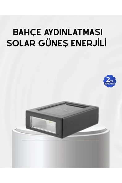 Güneş Enerjili Su Geçirmez Bahçe Apliği - Uzun Ömürlü LED Aydınlatma, Kablo Derdi Yok ürün görseli 1