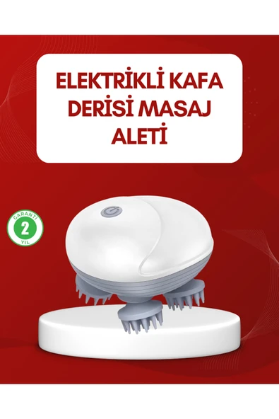 Su Geçirmez Elektrikli Kafa Masaj Cihazı IPX7 ürün görseli 1
