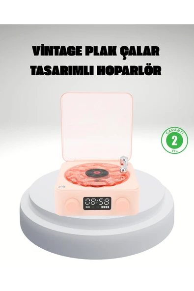 Gece Lambası Stereo Bluetooth Hoparlör Dijital Saat Su Dalgası Efektli 3-ü-1 Cihaz ürün görseli 1