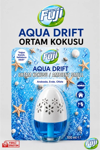 Ilgaz Fuji Okyanus Esintili Araç, WC, Oda ve Ortam Kokusu 100 ml | Aqua Drift Kalıcı Kavanoz Koku ürün görseli 1