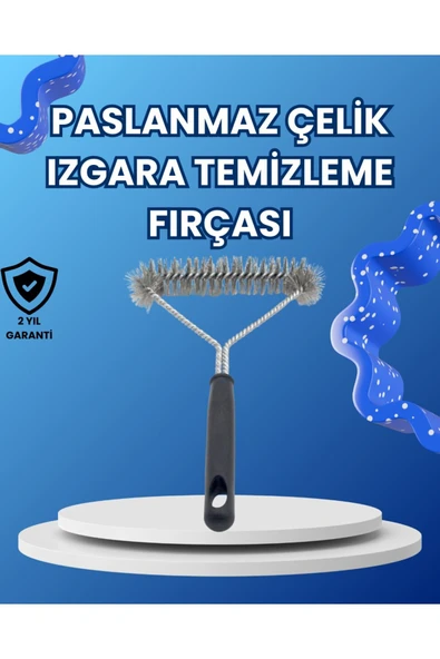 Paslanmaz Çelik Izgara Temizleme Fırçası Mangal ve Barbekü İçin ürün görseli 1
