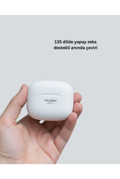 FB28 DİL ÇEVİRİ KULAKLIK BEYAZ - Resim 3