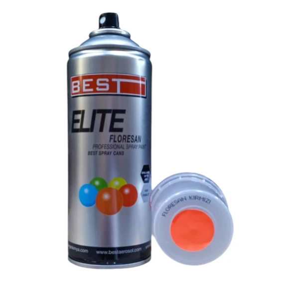 BEST FLORESAN SPREY BOYA 400 ML KIRMIZI ürün görseli 1