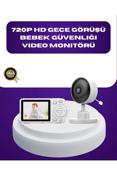 2.8 İnç Ekranlı Bebek Kamerası Gece Görüşlü ve Sesli İletişim ürün görseli 1