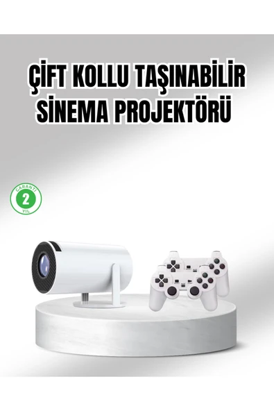Projeksiyon Cihazı 4K Destekli Kablosuz Bağlantılı Bluetooth 5.0 ürün görseli 1