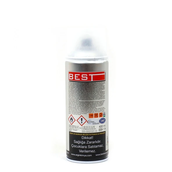 BEST SPREY BOYA ELİTE 400 ML RAL9005 SİYAH PARLAK ürün görseli 1