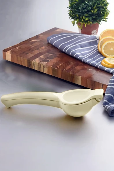 Kitchen Life Sert Plastik Limon Sıkacağı Pressli Limon Narenciye Sıkacağı ürün görseli 1
