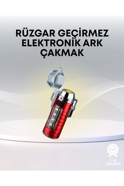 USB Şarjlı Suya Dayanıklı Elektrikli Çakmak ürün görseli 1