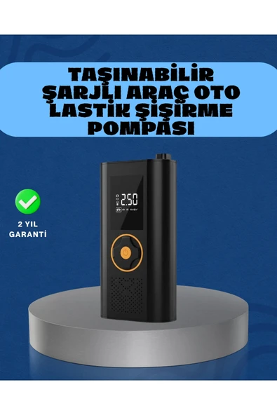 Otomatik Duran Dijital Hava Pompası Kompakt ve Taşınabilir Tasarım ürün görseli 1
