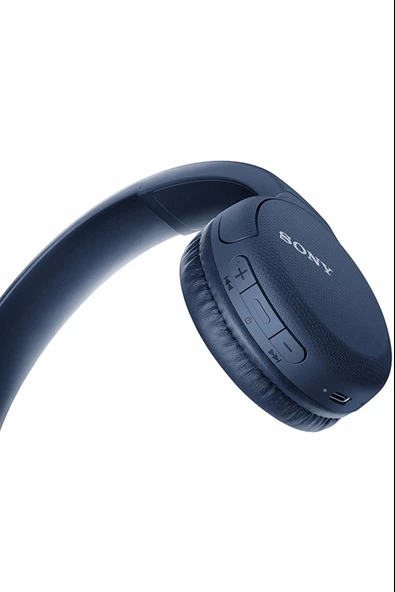 Sony WH-CH510L Mavi Kulak Üstü Bluetooth Kulaklık ürün görseli 1