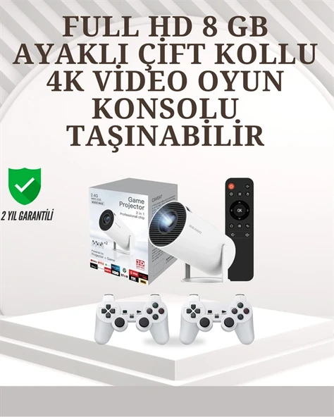Nevamel Taşınabilir Çok Fonksiyonlu Projeksiyon – Oyun Sunum Netflix ve Eğitim İçin ürün görseli 1