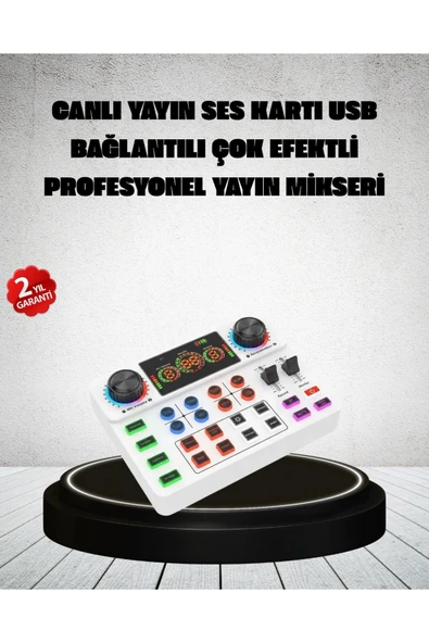 Canlı Yayın ve Karaoke İçin Profesyonel Ses Kartı Bluetooth Destekli ürün görseli 1