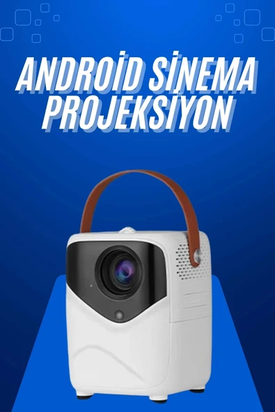 Nevamel HD Ayaklı Portatif Projeksiyon Cihazı Android İşlemcili Sinema Projektörü ürün görseli 1