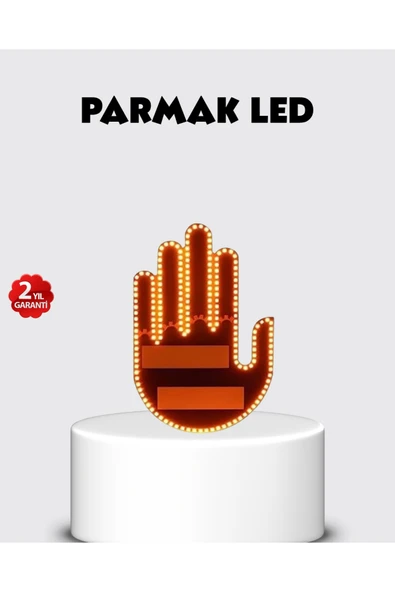 El Hareketiyle Kontrol Edilen 176 LED Amber Güvenlik Lambası ürün görseli 1