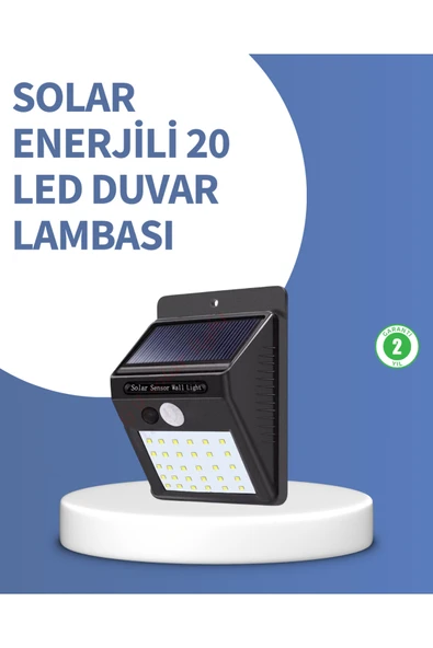 IP65 Dayanıklı Solar Enerjili Dış Cephe Aydınlatma ürün görseli 1
