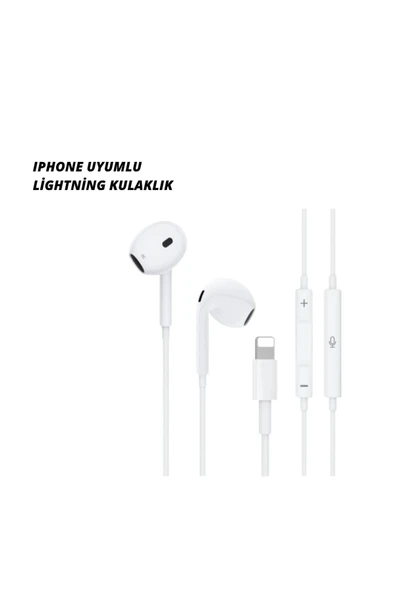 iPhone 14 ve altındaki modellerle uyumlu Kablolu kulaklık ürün görseli 1