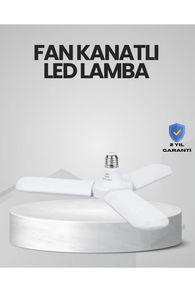 Enerji Tasarruflu LED Ampül 60 Watt 4 Kollu Beyaz Işık ürün görseli 1