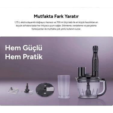 Arnica Diamond GH21481 1200 W Blender Seti ürün görseli 1