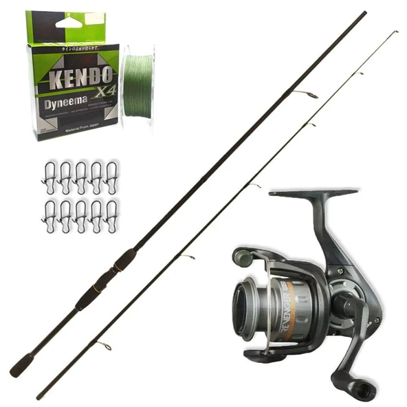 Okuma Revenger 25 - Remixon Double Black 240cm Spin Olta Seti ürün görseli 1