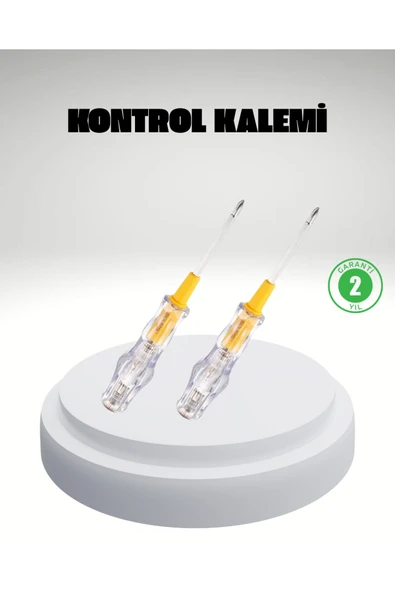 Elektrik Test Kalemi Neon Işıklı Nikel Kaplama 110-220V Dirençli ürün görseli 1
