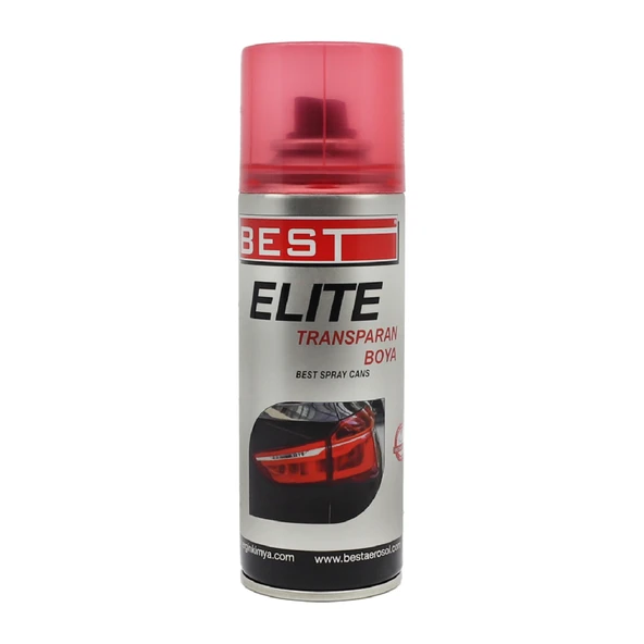 BEST ELİTE TRANSPARAN FAR BOYASI 200 ML KIRMIZI ürün görseli 1