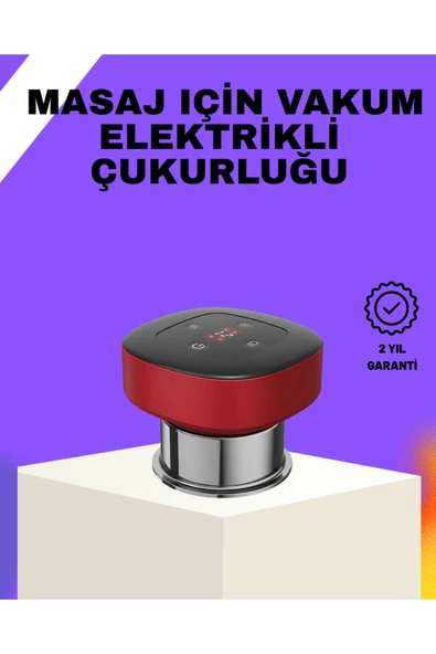 Vakumlu Masaj Aleti Çok Kademeli Emme Isıtmalı Ev Tipi Terapi ürün görseli 1