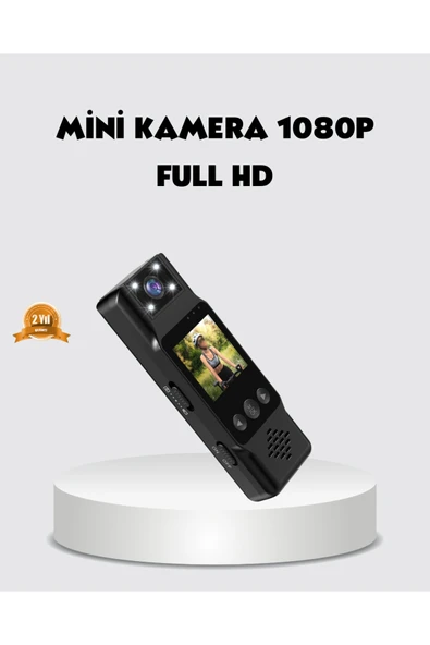 180 Derece Dönebilen Mini Kamera Full HD TFT Ekran Hareket Sensörlü ürün görseli 1