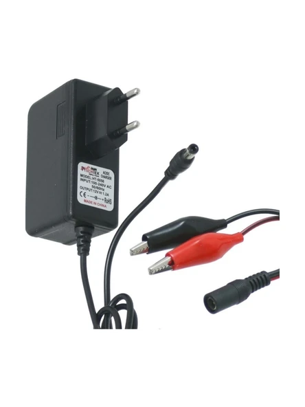 Çocuk Akülü Araba  12V 1.2A Akü Şarj Adaptörü 0698 ürün görseli 1