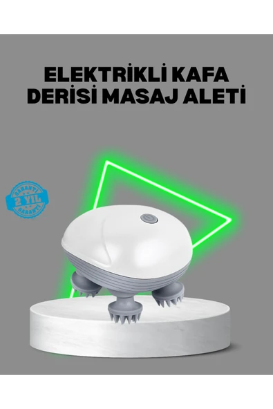 Elektrikli Kafa Derisi Masaj Aleti Islak ve Kuru Kullanım ürün görseli 1