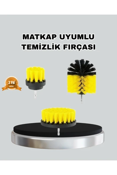 3 Parça Matkap Fırça Temizlik Seti – Her Yüzey İçin Güçlü ve Pratik Çözüm ürün görseli 1