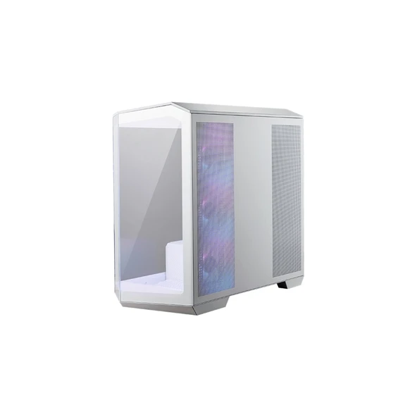 MAG Pano M100R Pz Whıte Temperli Cam 3X120MM 1X120MM Argb Fan Matx Beyaz Panoramik Gaming Bilgisayar Kasası ürün görseli 1