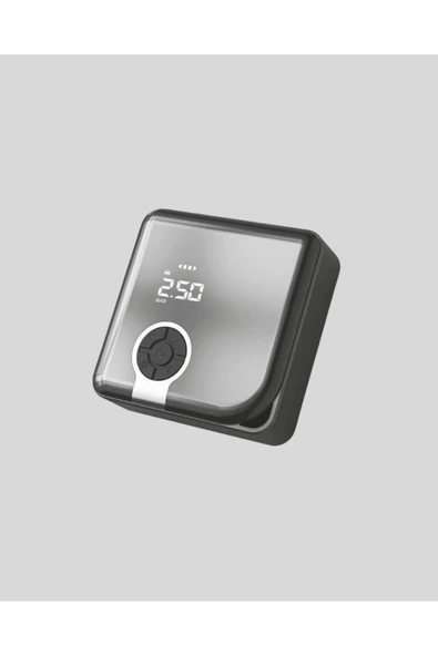 SVL-SHOP 6000mAh Bataryalı Type-C Şarjlı Mini Ha Kompresörü (233911) LED Işıklı - Resim 2