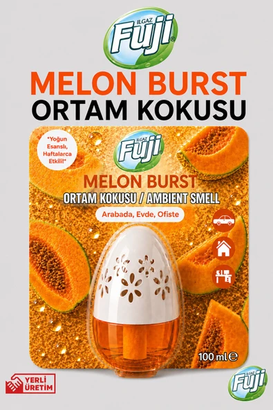 Ilgaz Fuji Kavun Kokulu Araç, WC, Oda ve Ortam Kokusu 100 ml | Melon Burst Kalıcı Kavanoz Koku ürün görseli 1